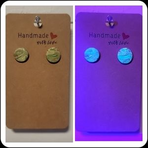 "Ugly Sweater" UV Reactive Handmade Earrings
